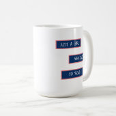 Mug Juste une fille qui aime lire (Devant droit)