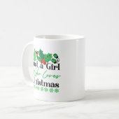 Mug Juste une fille qui aime Noël (Devant gauche)