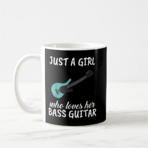 Mug Juste Une Fille Qui Aime Sa Basse Guitare Vêtement