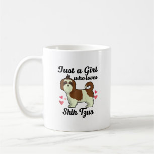 Mug Juste Une Fille Qui Aime Shih Tzu/ Amoureux de les