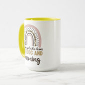 Mug Juste une fille qui aime son chien et le jeu (Devant gauche)