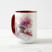 Mug Juste une fille qui aime tomber (Devant gauche)
