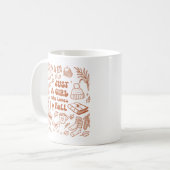 Mug Juste une fille qui aime tomber (Devant gauche)