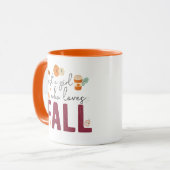 Mug Juste une fille qui aime tomber (Devant gauche)