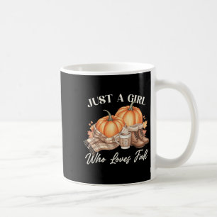 Mug Juste Une Fille Qui Aime Tomber Citrouille Footbal