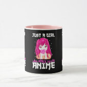 Mug Juste Une Fille Qui Aime Vraiment Anime (Centre)