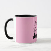 Mug Juste une fille qui suit Jésus (Gauche)