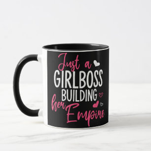 Mug Juste une patronne qui construit son empire femmes