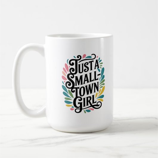 Mug Juste une petite fille de ville (Gauche)