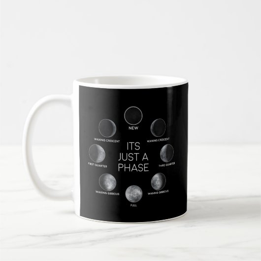 Mug Juste Une Phase Lune Espace Lunaire (Gauche)