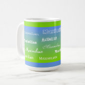 Mug Juste votre nom (Devant gauche)