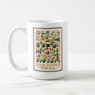 Mug Justice alimentaire ! Art vintage