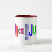 Mug Justice dans la boue de couleur (Centre)
