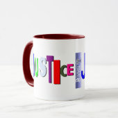 Mug Justice dans la boue de couleur (Devant gauche)
