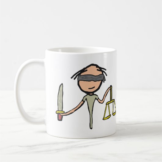 Mug Justice de la dame (Gauche)