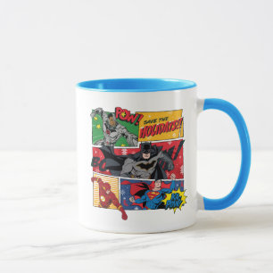 Mug Justice League "Sauvez les fêtes !"