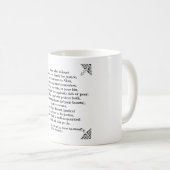 Mug Justice pour tous les croyants témoins de Dieu ver (Devant droit)