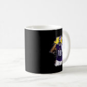Mug Justin Jefferson JJ18Cadeau Parfait Pour Hommes Fe (Devant droit)