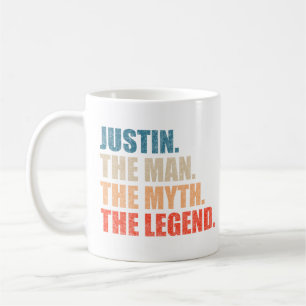 Mug Justin l'homme le mythe la légende