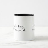 Mug Justitia de Fiat, caelum de ruat (avec la (Centre)