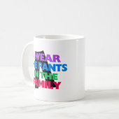 Mug J'utilise le pantalon dans la famille (Devant gauche)