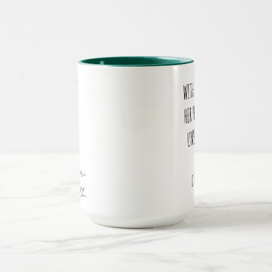 MUG JW, AVEC JEHOVAH DANS SON COEUR, ELLE EST INSTOPPA (Centre)