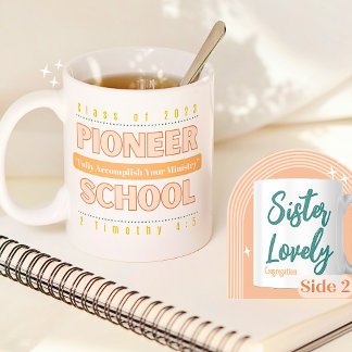 Mug JW Personalizable Pioneer School 2023 & 2 Tim 4:5