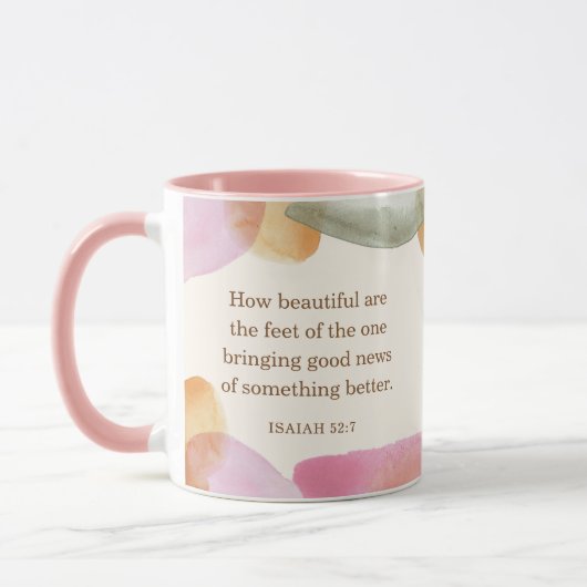 Mug JW Pioneer Don, Isaïe 52:7 | JW (Gauche)