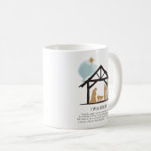 Mug J'Y Étais Angel Nativité Scène Noël (Devant droit)
