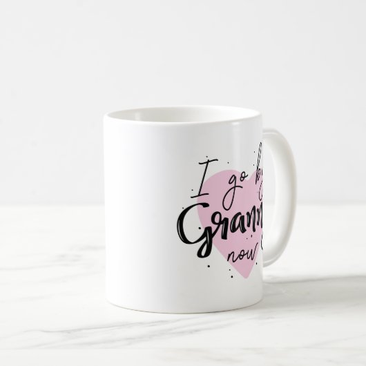 Mug J'Y Vais Maintenant, Granny (Devant droit)
