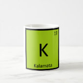 Mug K - Chimie de l'olive de Kalamata Symbole du table (Centre)
