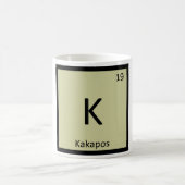 Mug K - Élément de Tableau périodique de chimie de (Centre)