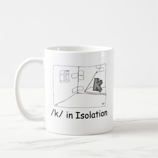 Mug K en isolation (Gauche)