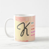 Mug "K" initial (11oz) (Gauche)