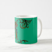 Mug K initial éclairé (Devant droit)