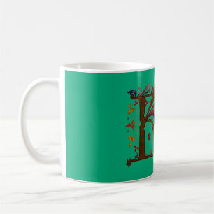 Mug K initial éclairé