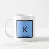Mug K - Kentrosaurus Chimie Symbole de dinosaure (Gauche)