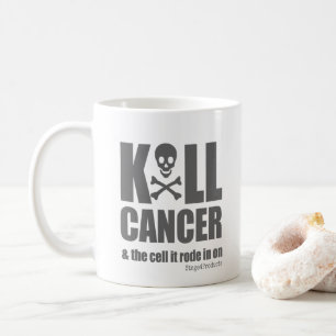 Mug K*LL CANCER et la cellule sur laquelle il est entr