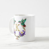 Mug K Monogramme Colibri Bijou de Luxe (Devant gauche)