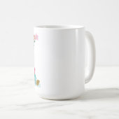 Mug K Monogramme Mug, Floral K Initial, Botanique (Devant droit)