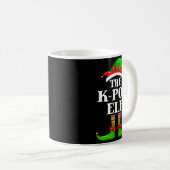 Mug K-p Elf Matching Family Group Christmas Party Pyja (Devant droit)