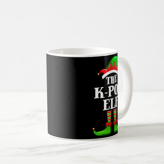 Mug K-p Elf Matching Family Group Christmas Party Pyja (Devant droit)
