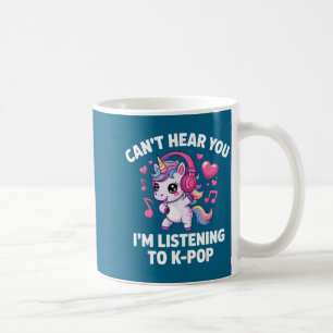 Mug K-p Ne t'entends pas, j'écoute K-p K P Kawaii Kp