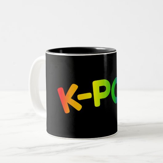 Mug K-Pop arc-en-ciel (Devant gauche)