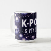 Mug K-Pop est Ma Vie Écrite dans les Étoiles (Devant gauche)