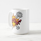 Mug KA-POW ! Graphique de bandes dessinées (Devant gauche)