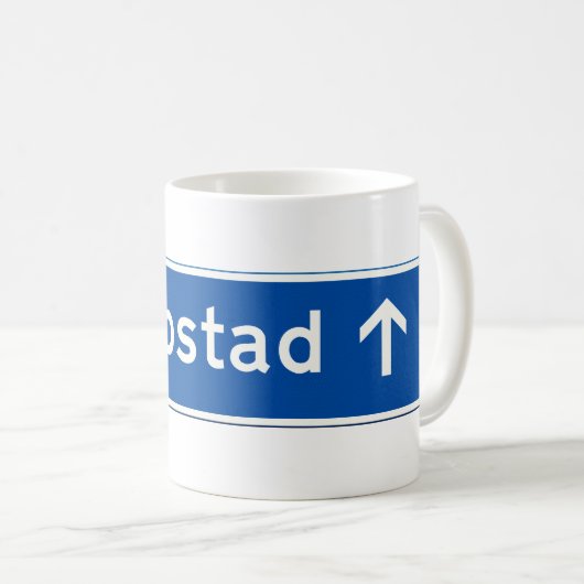 Mug Kaapstad Road sign (Devant droit)