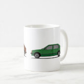 Mug Kadett D - Astra Mk1 - 15 couleurs (Devant droit)