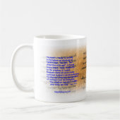Mug Kadosh/saint en manuscrit paleo-Hébreu (Gauche)