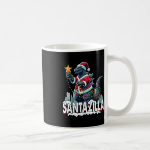 Mug Kaiju Noël Santazilla Monstre Japonais Dinosaure